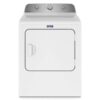 Maytag - 7.0 Cu. ft. Electric Dryer with Wrinkle Prevent - White - MadeInUSA