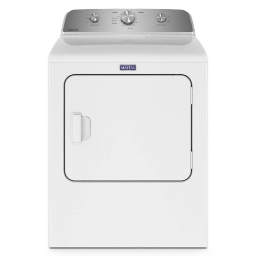 Maytag - 7.0 Cu. ft. Electric Dryer with Wrinkle Prevent - White - MadeInUSA
