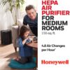 Honeywell HPA100 HEPA Air Purifier, Medium Room (155 sq. ft)
