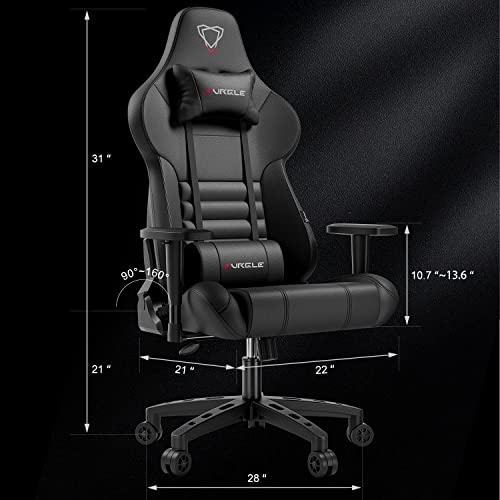 Furgle Gaming Chair, Racing Style High-Back Ergonomic Chair