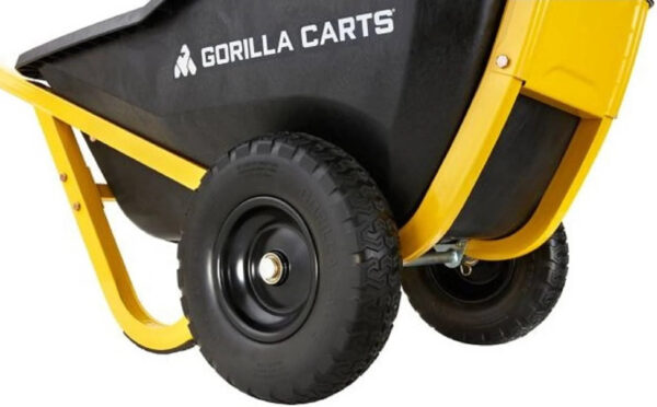 55ADD45E-9CCC-0A0E-4F09-1D6CBE9B450B Gorilla Carts 10 Cu. ft. Evolution Poly Yard Cart - MadeInUSA