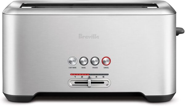 Breville Bit More 4-Slice Toaster, Brushed Stainless Steel