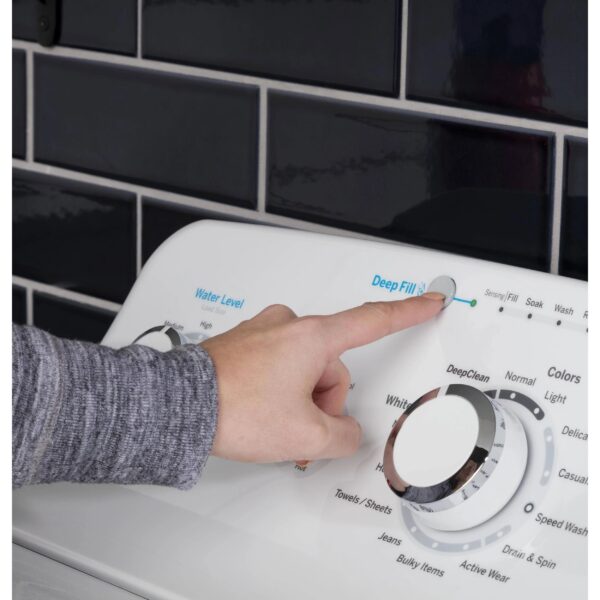 5B473DF6-72B1-A58E-59E2-AB0CE1AE21A5 GE GTW465ASNWW 4.5 Cu. ft. White Top Load Washer - MadeInUSA