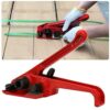 uyoyous Packaging Strapping Banding Kit 1/2" x 3937' Heavy Duty PET/PP Poly Pallet Strapping Kit Steel Manual Banding Tool Set Includes Tensioner Tool, Sealer Tool, Coils