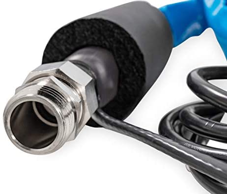 Camco 22912 50 Feet Taste Pure Heated Drinking Water Hose with Thermostat - Lead Free