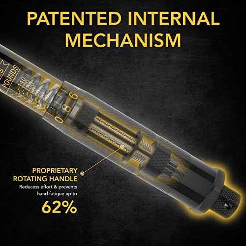LEXIVON 3/4-Inch Drive Click Torque Wrench 30~300 Ft-Lb / 40.7~406.8 Nm (LX-185)