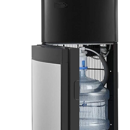5 Gallon Water Dispenser Bottom Loading Hot Cold Water Cooler Stainless 3 Temperature Spouts