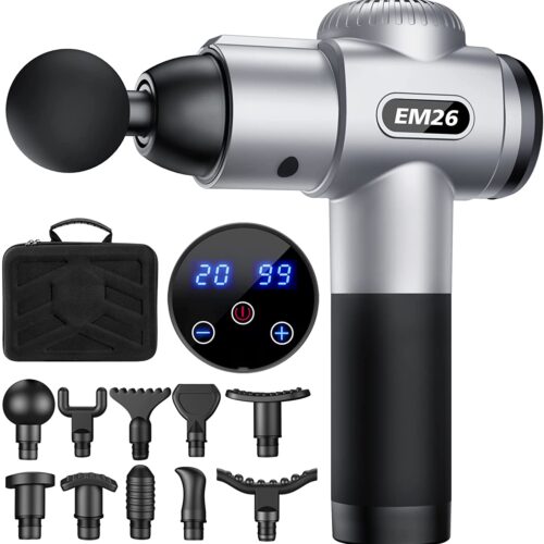TOLOCO Massage Gun, Handheld Deep Tissue Massager