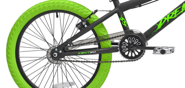 643E6738-F81B-D176-F70A-82871A9B3C46 Kent 20 in. Dread BMX Boys Child Bike, Green and Black - MadeInUSA