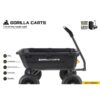 Gorilla Carts 7-cu ft Poly Yard Cart | GCG-7 - MadeInUSA