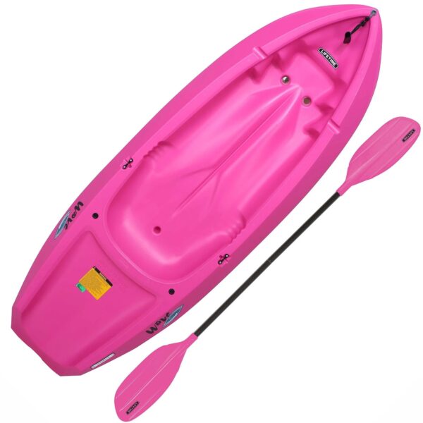 67711A5A-D9AC-C683-F41A-254A48F48865 Lifetime Youth Wave Kayak, Pink, 6' - MadeInUSA