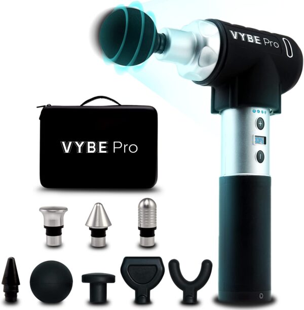 Vybe Pro Muscle Massage Gun for Athletes - 9 Speeds