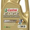 Castrol 60014 Edge 5W-20 Advanced Full Synthetic Motor Oil, 6 Gallon Enviro-Pack