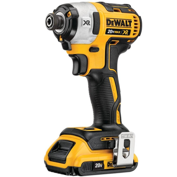 20V MAX LithiumIon Brushless Cordless 2Tool Combo Kit with 12 DrillDriver and 14 3Speed Impact Driver 2.0 Ah - MadeInUSA