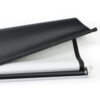 Displays2go, 120 Screening Projector Aluminum, Fiberglass, and PVC Construction  Silver, Black (PRSMAN120)