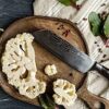 Yatoshi 7 Knife Block Set - Pro Kitchen Knife Set Ultra Sharp High Carbon Stainless Steel with Ergonomic Handle