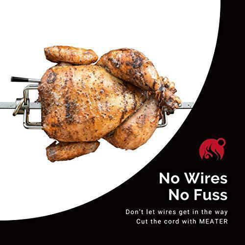 MEATER Plus 165ft Long Range Smart Wireless Meat Thermometer with Bluetooth for The Oven, Grill, Kitchen, BBQ, Smoker, Sous Vide, Rotisserie