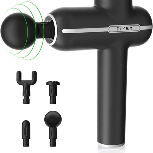 Massage Gun Deep Tissue - Flyby F1Pro - Handheld Neck & Back Massager for Pain Relief