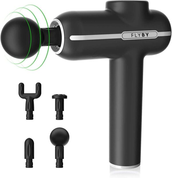 Massage Gun Deep Tissue - Flyby F1Pro - Handheld Neck & Back Massager for Pain Relief