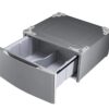 LG - 29" Laundry Pedestal with Storage Drawer - Graphite Steel - MadeInUSA