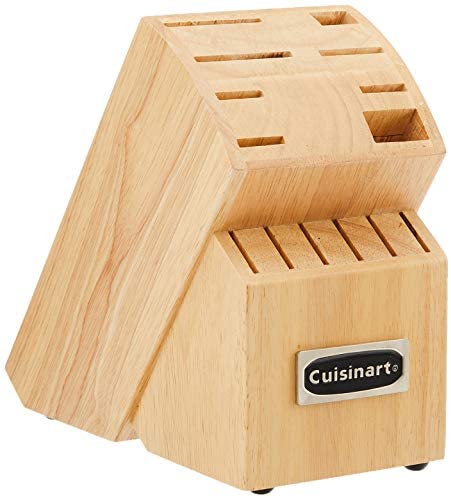 Cuisinart C77WTR-15P Classic Forged Triple Rivet, 15-Piece Knife Set, White
