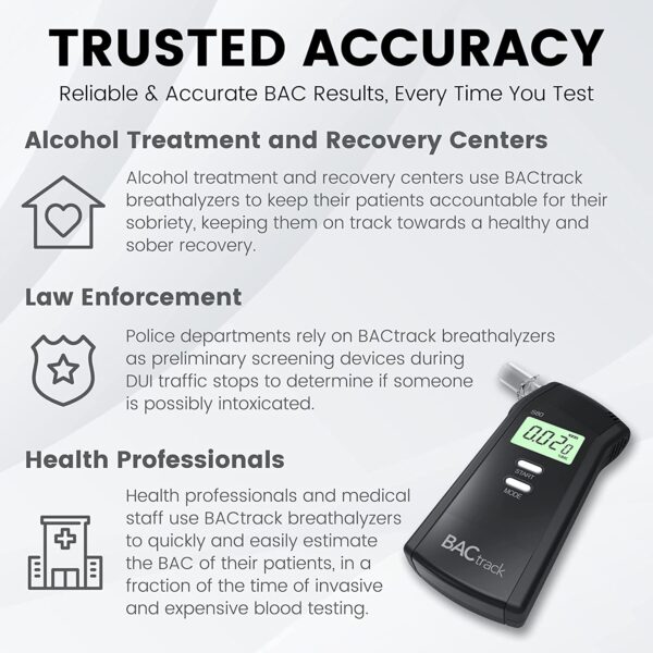 BACtrack S80 Breathalyzer | Portable Breath Alcohol Tester for Personal & Professional Use