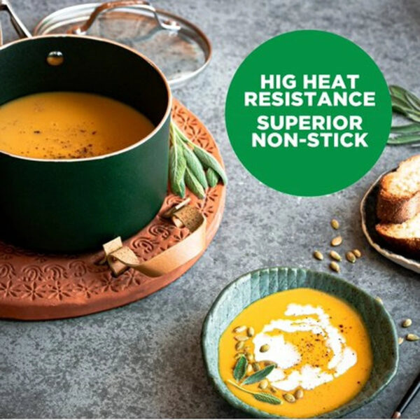 Granitestone Emerald Collection 10 Piece Pots and Pans Set with Ultra Nonstick Durable Mineral & Diamond Triple Coated Surface, Stainless Steel Stay Cool Handles, Oven & Dishwasher Safe
