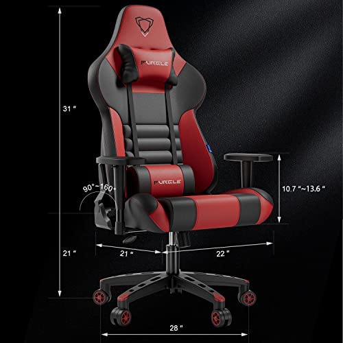 Furgle Gaming Chair, Racing Style High-Back Ergonomic Chair
