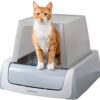 PetSafe ScoopFree Self Cleaning Cat Litter Box Systems, iOS/Android App with Health Counter - Automatic Cat Litter Box, Crystal Cat Litter