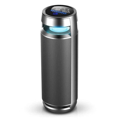 EEEXY USB Car Air Purifier Humidifier Remove PM2.5 Formaldehyde Anion Automotive Purifier Air Cleaning Purifier Aluminum, Gray