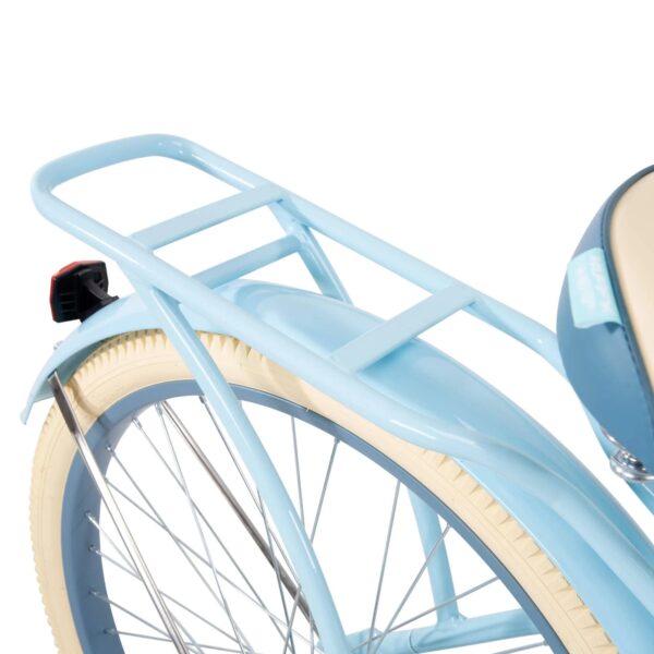 Huffy, nel Lusso Classic Cruiser Bike with Perfect Fit Frame, Women's, Light Blue, 26" - MadeInUSA