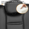 Artist hand Black 360°Barber Chair Heavy Duty Hydraulic Reclining Salon Shampoo Beauty Hair Styling Equipment - MadeInUSA