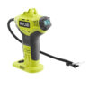 Ryobi P737D 18-Volt One+ Cordless High Pressure Inflator with Digital Gauge, 4.0 Ah 18-Volt One+ High Capacity Lithium-Ion Battery, Charger, and Bag - MadeInUSA