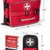 Surviveware Comprehensive Premium First Aid Kit Emergency Medical Kit for Trucks, Cars, Camping, Office and Sports and Outdoor Emergencies - Large 200 Piece Set