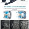 ESNBIA Oil Rubbed Bronze Shower System, Bathroom 12 Inches Rain Shower Head