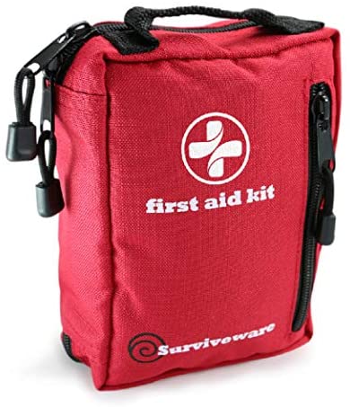 Surviveware Comprehensive Premium First Aid Kit Emergency Medical Kit for Trucks, Cars, Camping, Office and Sports and Outdoor Emergencies - Large 200 Piece Set