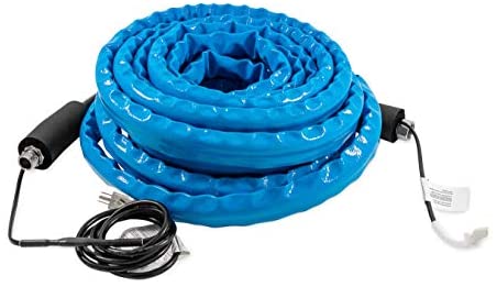 Camco 22912 50 Feet Taste Pure Heated Drinking Water Hose with Thermostat - Lead Free