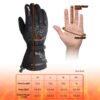 (Free Gift)Kemimoto UTV Motorcycle Snowmobile Heated Gloves