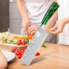XYJ Stainless Steel Kitchen Knives Set 8 Piece Chef Knife Set with Carry Case Bag & Sheath Well Balance Ergonomic Handle