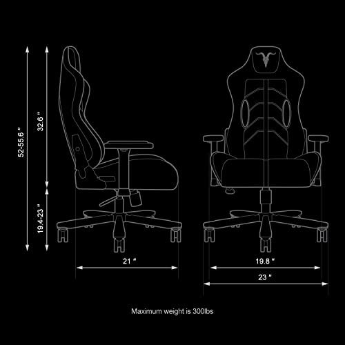 Furgle Gaming Chair, Racing Style High-Back Ergonomic Chair