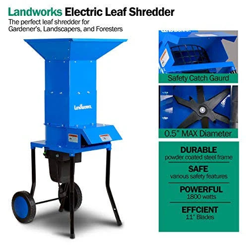 97E99192-6090-1D5D-16D2-AB860557AD8E Landworks TRI-GUO049 Leaf Mulcher & Shredder - MadeInUSA