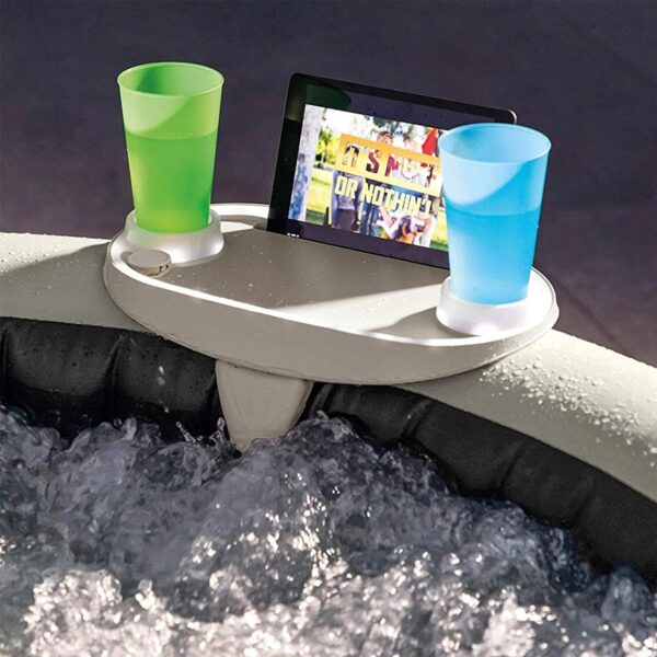 Intex PureSpa Plus Portable Inflatable Hot Tub, 77 x 28", with Phone Spa Tray - MadeInUSA