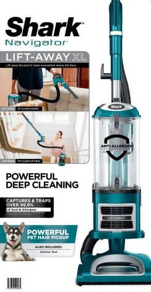 9A32D608-241E-9AC9-289C-47950CA192E0 Shark Navigator Lift-Away XL Multisurface Upright Vacuum Cleaner, CU512 - MadeInUSA
