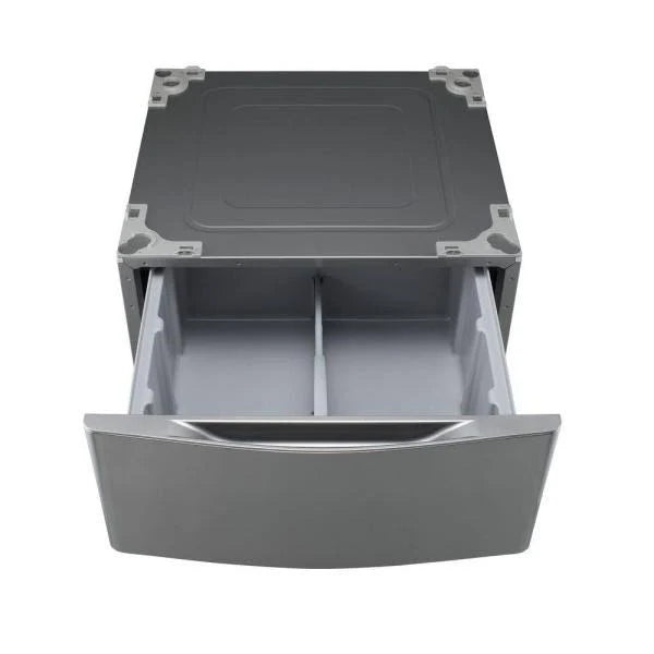 9AAEAE11-A69A-09EF-994A-99A93163C21F LG - 29" Laundry Pedestal with Storage Drawer - Graphite Steel - MadeInUSA