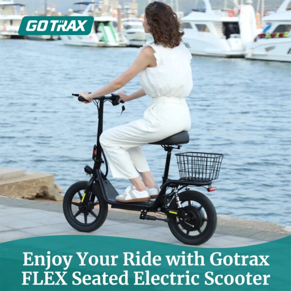 9CC65014-2448-A385-A4AF-17A5BDE766CF Gotrax Electric Scooter with Seat 18.6 Miles Range 15.5 MPH Power by 4 - MadeInUSA