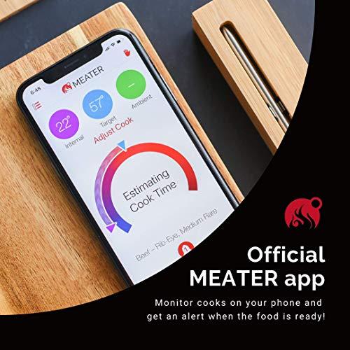 MEATER Plus 165ft Long Range Smart Wireless Meat Thermometer with Bluetooth for The Oven, Grill, Kitchen, BBQ, Smoker, Sous Vide, Rotisserie