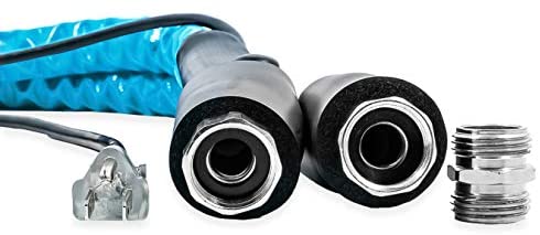 Camco 22912 50 Feet Taste Pure Heated Drinking Water Hose with Thermostat - Lead Free
