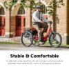 Schwinn Meridian Deluxe Adult Tricycle Bike, Three Wheel Cruiser, 26-inch Wheels, Low Step-Through Aluminum Frame, Adjustable Handlebars, Large - MadeInUSA