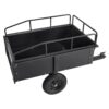 VEVOR Heavy Duty ATV Trailer Steel Dump Cart, 750-Pound 15 Cubic Feet, Garden Utility Trailer with Removable Sides for Riding L - MadeInUSA