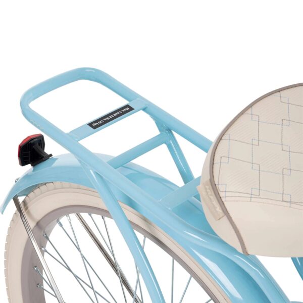 Huffy 24 in. Girls nel Lusso Women's Classic Beach Cruiser Bike, Light Blue - MadeInUSA
